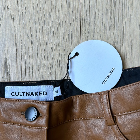 Faux Leather Short in Choco - Picture 5 of 7